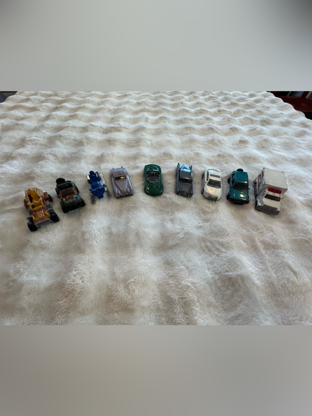Set of 9 Matchbox Brand Cars